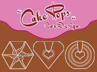 “Cake Pops” CarD-esign <sup>TM</sup>, Collezione di Innovativi Biglietti 3D Multiuso