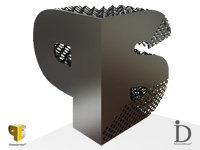 Rendering 3D – Virtualizzazione logo dell’azienda ProtoService