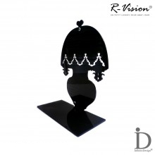R-Vision Lampada con Design Nero